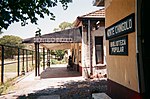 Ex estación Monte Chingolo del FFCC Provincial Buenos Aires, hoy biblioteca.